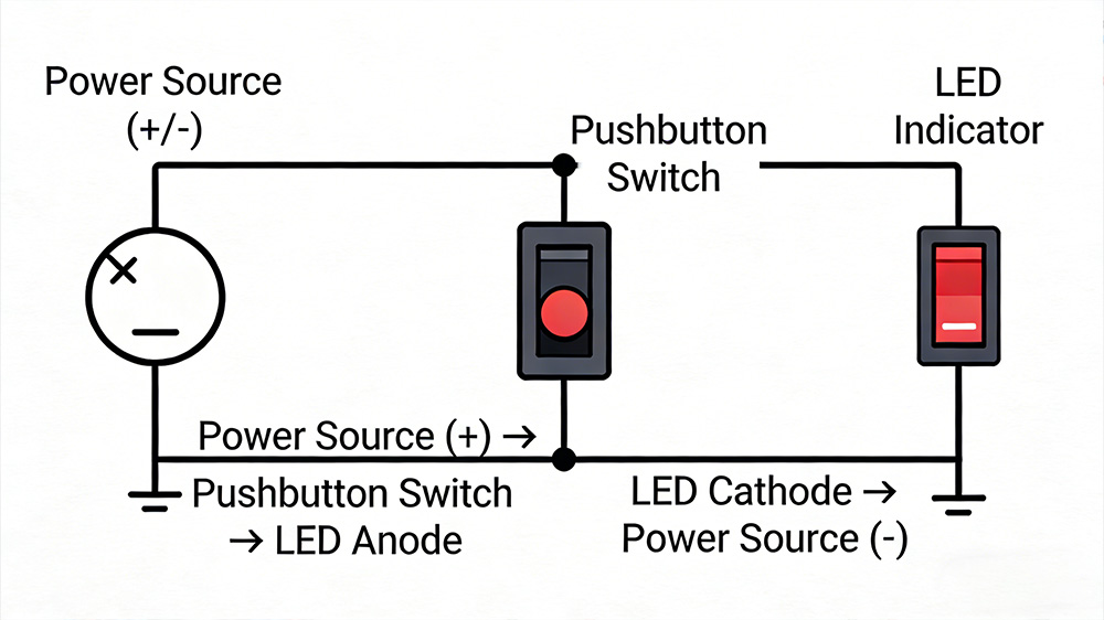 Section 3: Wiring a Simple Momentary Pushbutton Circuit